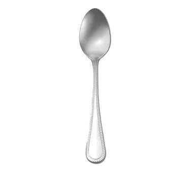 Oneida T163SDEF | Pearl | Soup Dessert Spoon 7-3/8" Oval Bowl 18/10 Stainless Steel