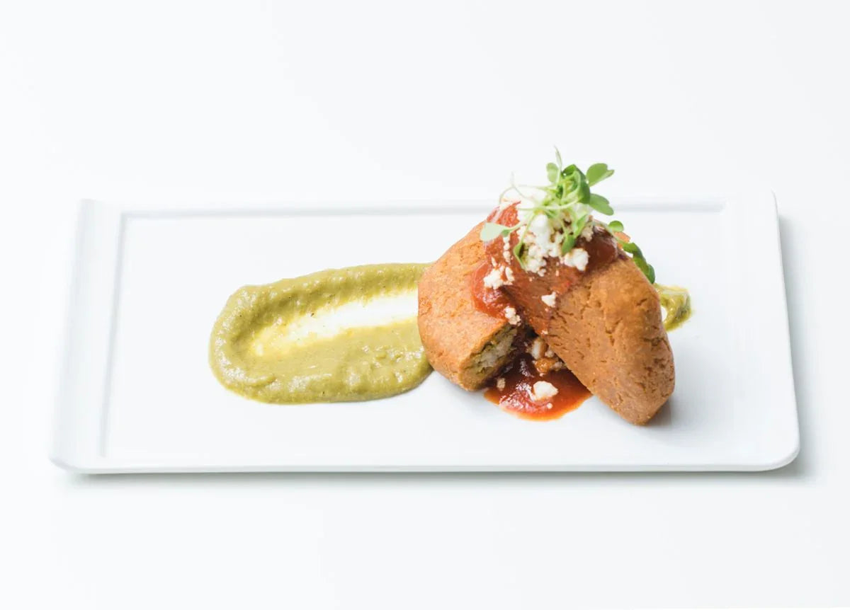 Front Of The House 10" x 5" Nouvelle Retangular Plate (12/Case) | DAP014WHP23