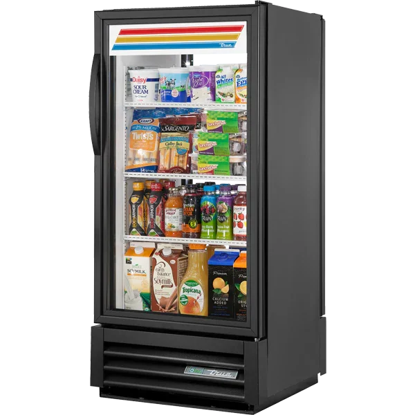 True GDM-10PT-HC~TSL01 | 25" 1-Glass Door Pass-Thru Refrigerated Merchandiser  10.2 cu. ft.