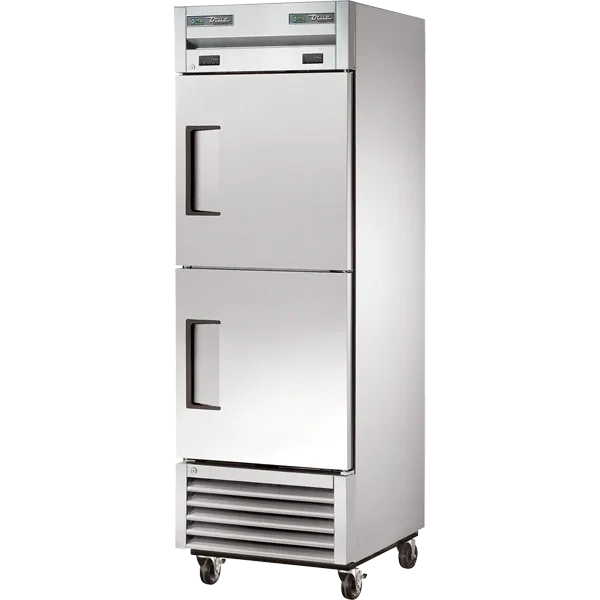 True T-23DT-HC | T-Series 27" 2-Solid Half Door Refrigerator/Freezer  8.3 cu. ft.