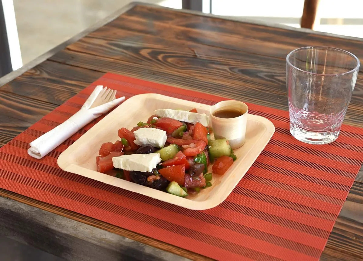 Front Of The House 8" Square Servewise® Plate - Pack 200 | DSP025NAW28