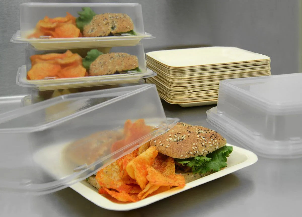 Front Of The House 8" Square Servewise® Plate - Pack 200 | DSP025NAW28