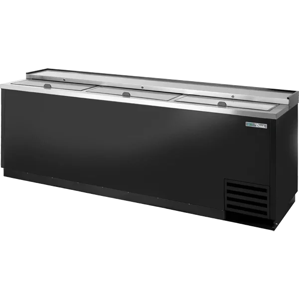 True TD-95-38-HC | 95" 3-Solid Slide Lid | Deep Well Cooler | 22.94 cu. ft.