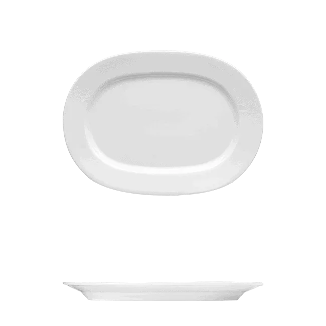 Corby Hall Porcelain V0060055 Synergy Racetrack Oval 11 3/4" x 8 1/2"