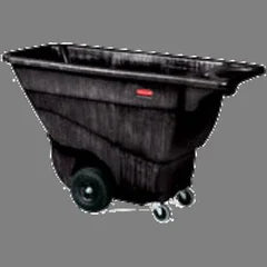 Rubbermaid FG9T1400BLA | Truck - Tilt Structural Foam Standard Duty 850lb/0.5cuyd | Black