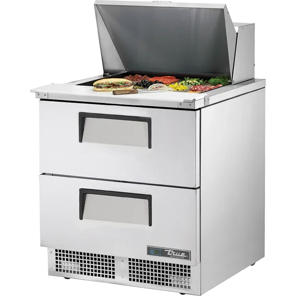 True TFP-32-12M-D-2 | 32" 2-Drawer Refrigerated Food Prep Unit  12 Pans  11.1 cu. ft.