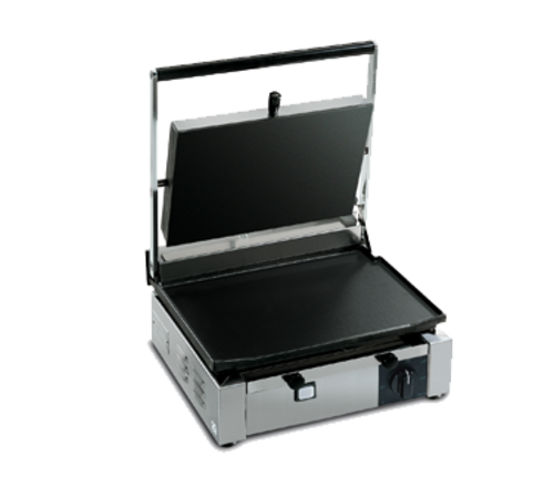 Sirman CORT-L-110 Eurodib Panini Grill, single, ribbed top, flat bottom, 14.5 in  x 10 in  seasone