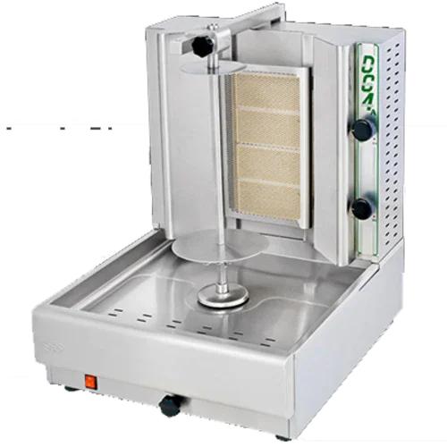 Visvardis DG4A Gyro Machine with Gas and 40-70lbs Capacity