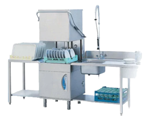 Lamber L21EKDPS Dishwasher for 30 Racks Per Hour with Booster Element