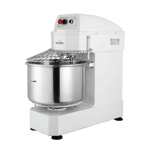 Eurodib LM40T Spiral Mixer with 40 qt Capacity and Timer for Efficient Mixing