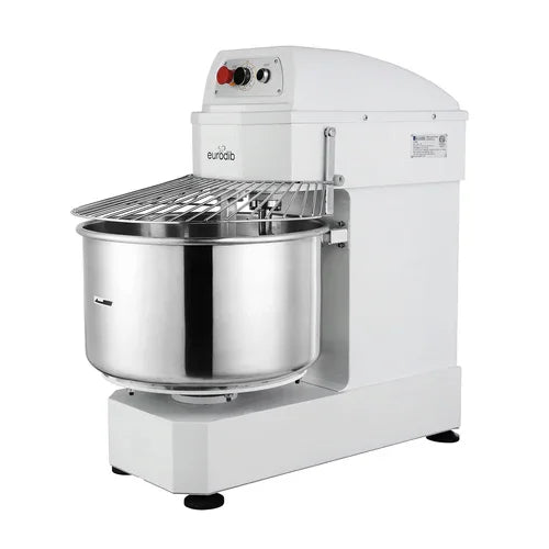 Eurodib LM50T Spiral Mixer with 50 qt Capacity and Timer Function