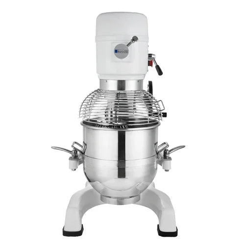 Eurodib M30 ETL 220 planetary mixer with 30 quart capacity and stainless steel design