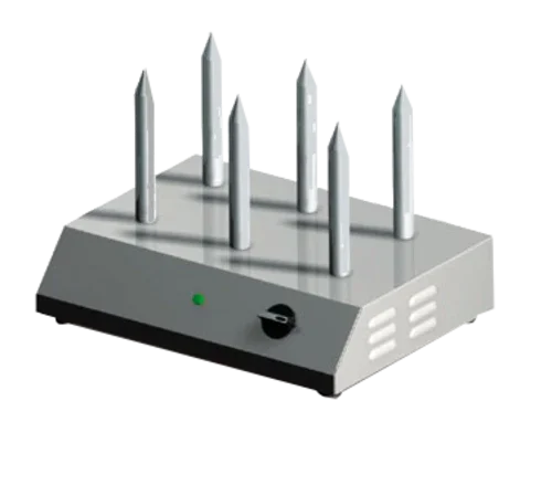 Eurodib ROBERTO Hot Dog Bun Warmer with Adjustable Temperature and 6 Aluminum Warmers