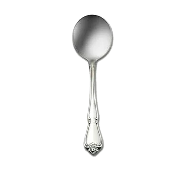 Oneida 2552SBLF | Arbor Rose | Bouillon Spoon, 5-3/4", 18/10 stainless steel