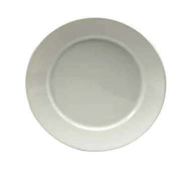 Sant Andrea R4650000118 | Queensbury | Plate 6-3/8" dia round wide angled rim embossed back porcelain
