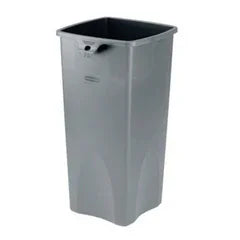 Rubbermaid FG356988GRAY | Untouchable Square Waste Container 23G Gray