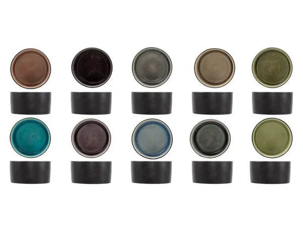 Cosy & Trendy Streetfood Festival 12.3 oz Round Stoneware Bowls, 10 Assorted Colours 4.5" D x 2.3" H (10 Each/Set) (100 Plates) | 9700812