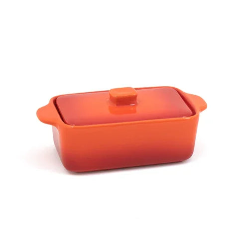 Front Of The House DBO135ORC23 10 oz Kiln Ovenware Dish with Lid