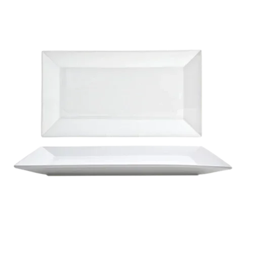 Front Of The House DDP000WHP22 Kyoto Plate: 13x7 Rectan...