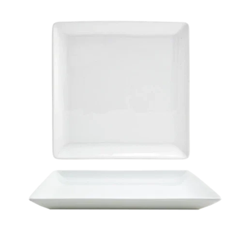 Front Of The House DDP022WHP23 Mod Plate 10x10 Square Porcelain