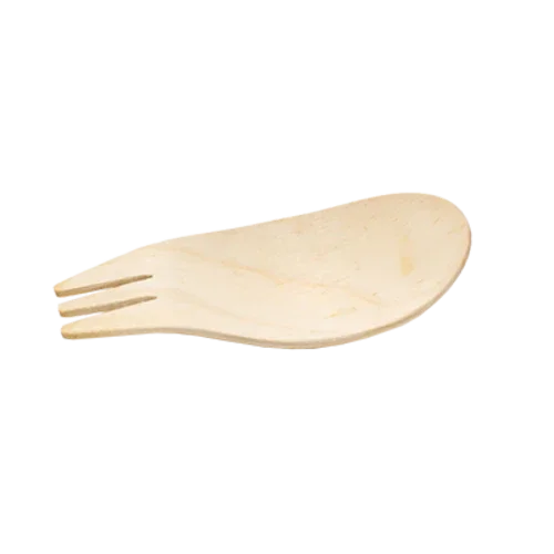 Front Of The House FSF017NAW28 Servewise Disposable Spork for Kitchen Use