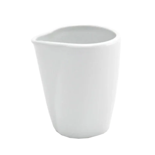 Front Of The House TCS004WHP23 Mod Creamer, 6 oz, Round, 2-3/4 in Diameter
