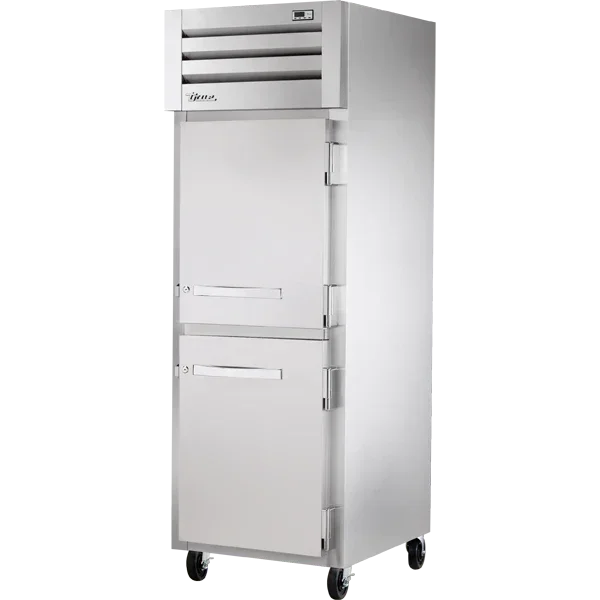 True STG1H-2HS | SPEC SERIES® | 28" 2-Solid Half Door Reach-In Heated Cabinet