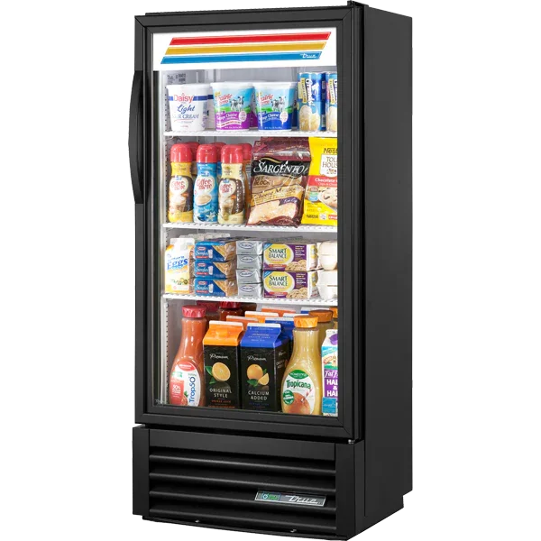 TRUE 25" 1-Glass Door Super Slim Line Refrigerated Merchandiser, Bottom Mounted, 6.7 cu. ft. | GDM-10SSL-HC~TSL01