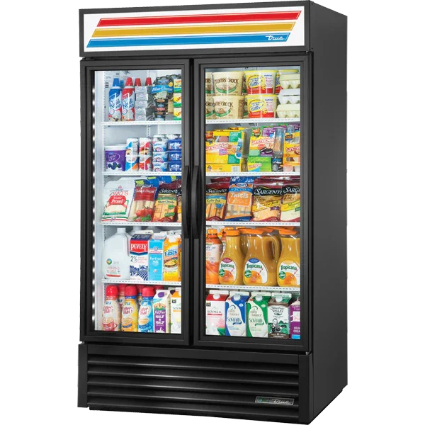 TRUE 47" 2-Glass Door Refrigerated Merchandiser, Bottom Mounted, 39.8 cu. ft. | GDM-43-HC~TSL01