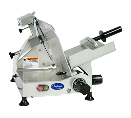 GLOBE C12 manual food slicer with 12-inch diameter knife and adjustable thickness