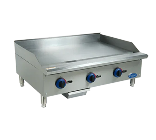 GLOBE C36GG Gas Griddle with Manual Controls and Polished Griddle Plate