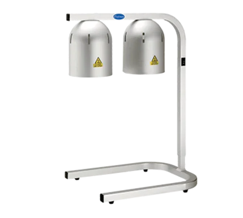 GLOBE WL2 Food Warming Lamp with Adjustable Height Countertop Design