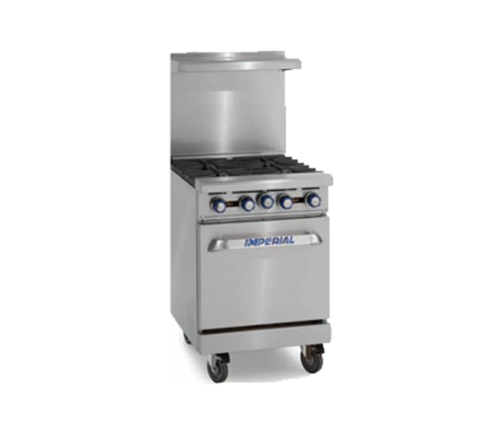 Imperial IR-4-E Pro Series Restaurant Range, electric, 24 in , (4) round elements, solid top, sp