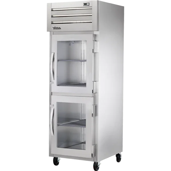 True STA1H-2HG | SPEC SERIES® | 28" 2-Glass Half Door Reach-In Heated Cabinet