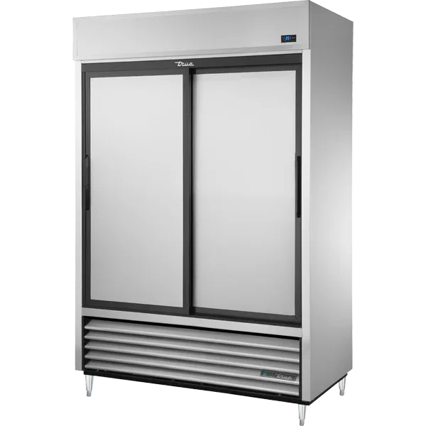 True TSD-47-HC | TSD Series | 54" 2-Solid Sliding Door Reach-In Refrigerator | Bottom Mounted | 43.6 cu. ft.