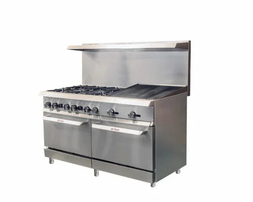 Ikon IR-6B-24RB-60 Cooking Range with Six Burners and 59.9-Inch Width