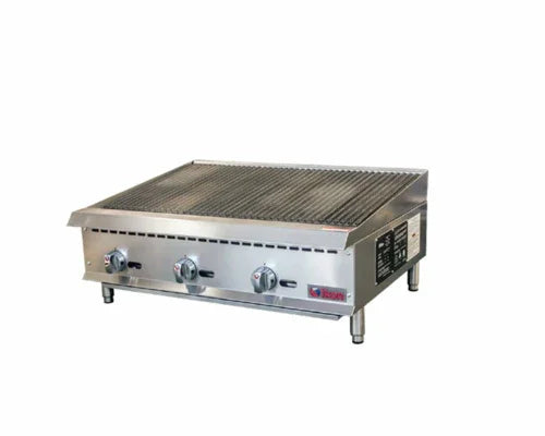 Ikon IRB-36 Gas Radiant Broiler with 3 U-Shaped Burners and 35,000 BTU