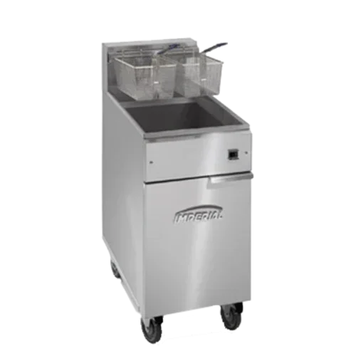 IMPERIAL IFS-40-E floor model electric fryer with 40lb capacity and immersed elements