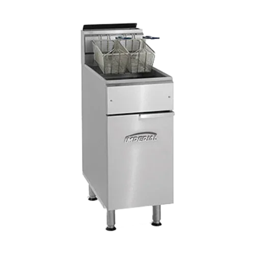 IMPERIAL IFS-40 Gas Fryer with 40lb Capacity and Tube Fired Burners
