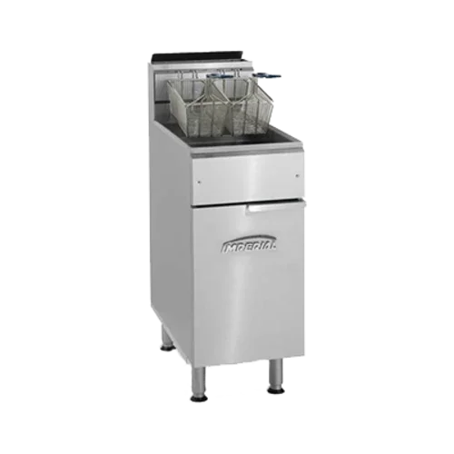 IMPERIAL IFS-50 gas fryer 50lb capacity with tube fired cast iron burners
