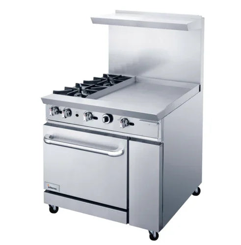Inferno IR36-2B-24G 36" Gas Range 60,000 BTU