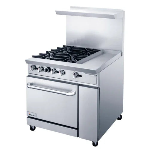 Inferno IR36-4B-12G Gas Range 36" 4 Burners