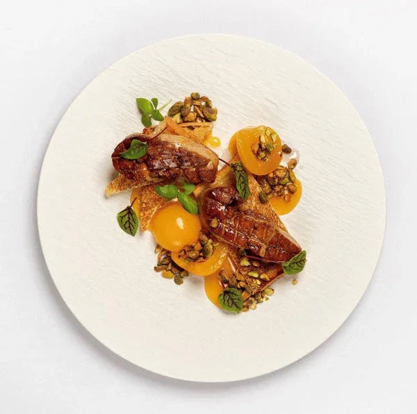 Villeroy & Boch 16-4077-2661 Plate, 6-1/4 in  dia., round, flat, coupe, microwave & salamander safe, porcelai