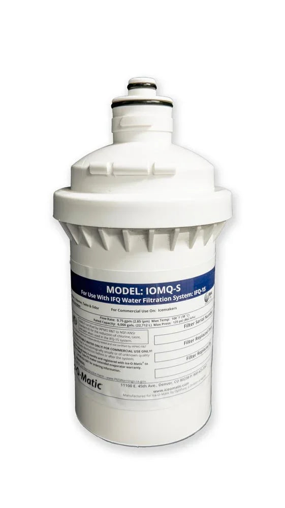 ICE-O-MATIC Single Water Filter Manifold System (6,000 Gal Capacity, 0.75 gmp Flow Rate)  | IFQ1-S