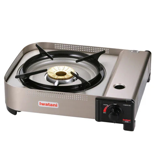 IWATANI 35FW Butane Gas Stove for High Power Cooking and Ignition Options