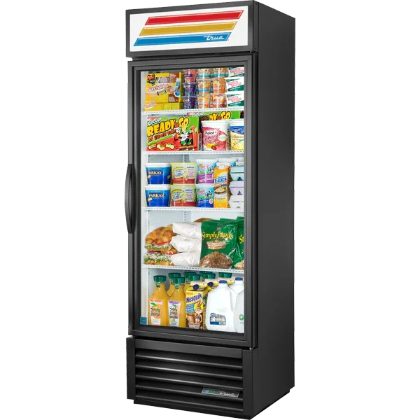 True GDM-19T-HC~TSL01 | 27" 1-Glass Door Refrigerated Merchandiser  Bottom Mounted  16.9 cu. ft.