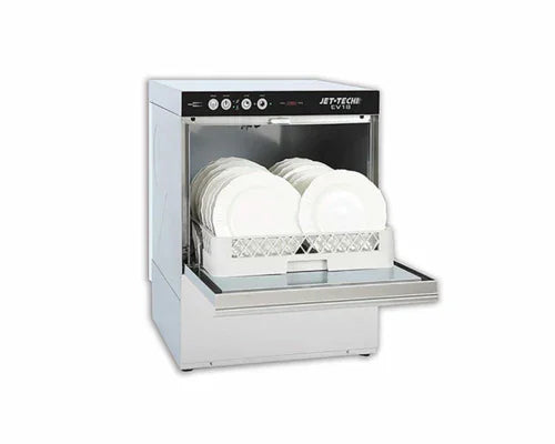 Jet Tech EV18 Dishwasher with Built-In Rinse Booster and High Temperature Feature