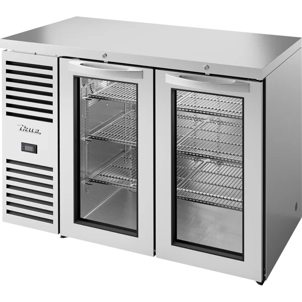 True TBR48-RISZ1-L-S-GG-1 | 48" 2-Glass Door Refrigerator | 11.7 cu. ft.
