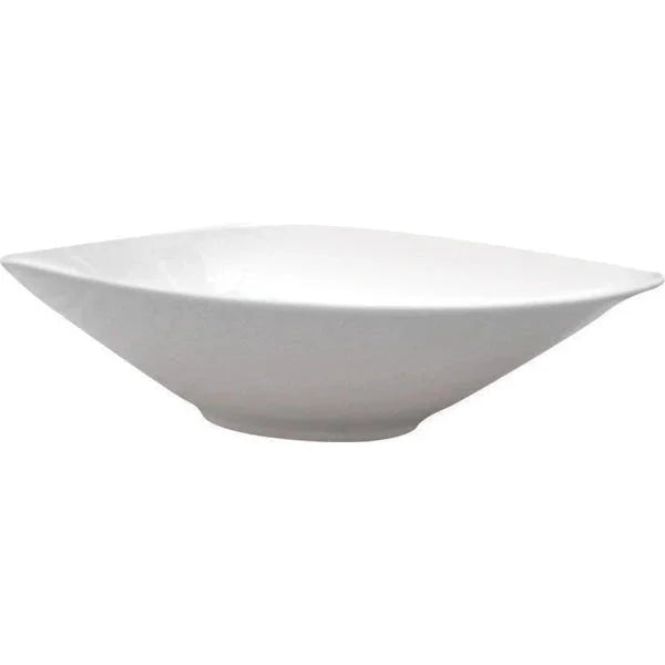 William Fine Bone JX11-B001-01 Pasta/Soup Bowl, 56 oz. (1.66 L), 11-1/2 in , triangular, scratch resistant, ove