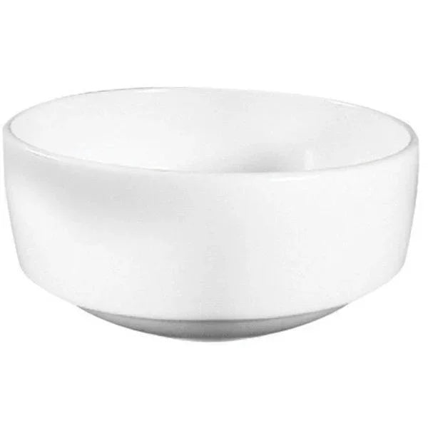 William Fine Bone JXG004-01 Soup Cup, 12 oz. (0.35 L), round, unhandled, scratch resistant, oven & microwave